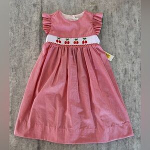 Edghill Collection Cherry Smocked Dress Size 5